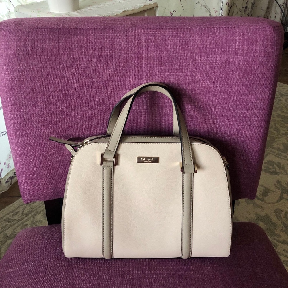 Kate Spade Cream/Taupe Two Toned Bag - Used Once